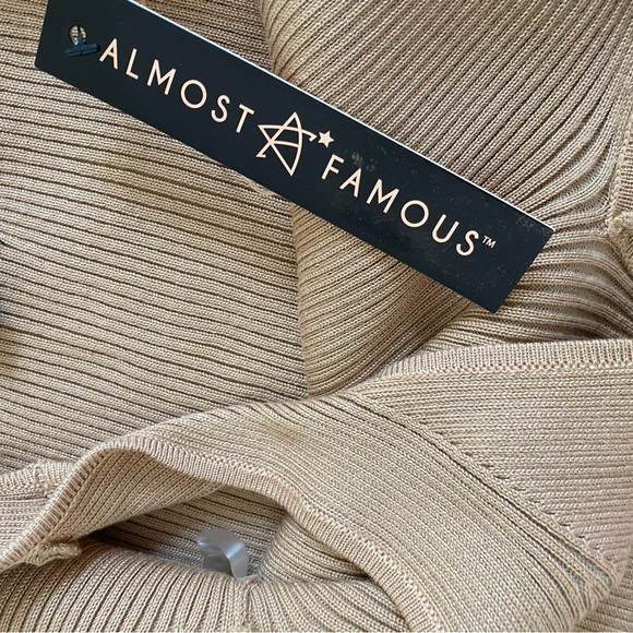 Tan Bodycon Dress - Picture 4 of 5